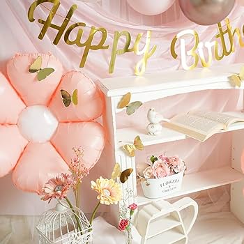u : バースデー 結婚式 装飾 誕生日 Amazon | Hanamei ハナメイ バースデー デコレーション セット
